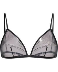 DSquared² - Bra With Sequin Logo - Lyst