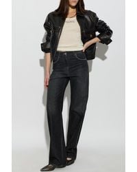 Versace - Leather Jacket - Lyst