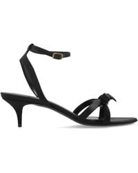 Balenciaga - Satin Heeled Sandals - Lyst