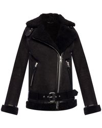 AllSaints 'rei' Suede Jacket - Black