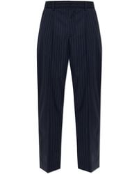 Balmain - Striped Pattern Trousers - Lyst