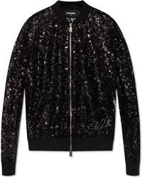 DSquared² - Jacket With Sequin Embroidery, - Lyst