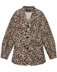 DSquared² - Jacket With Animal Print - Lyst