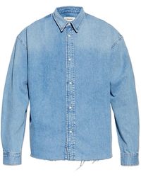 FRAME - Denim Shirt With 'Vintage' Effect - Lyst