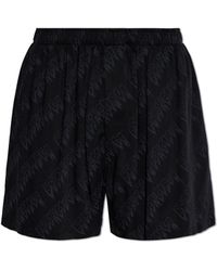 Balenciaga - Monogram Shorts - Lyst