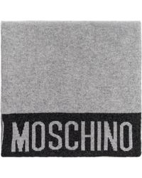 Moschino - Scarf With Logo - Lyst