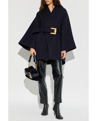 Balmain - Coat With Belt - Lyst