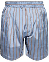 Tom Ford - Silk Shorts With Striped Pattern - Lyst
