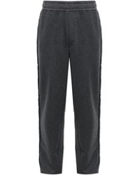Moncler - Sweatpants With Logo Patch - Lyst