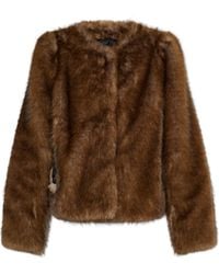 Stand Studio - 'Sadie' Faux Fur - Lyst