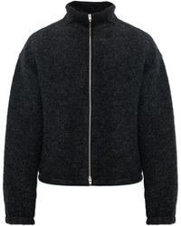 Jil Sander - Wool Jacket With Stand-Up Collar - Lyst