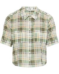 FRAME - Checked Pattern Shirt - Lyst