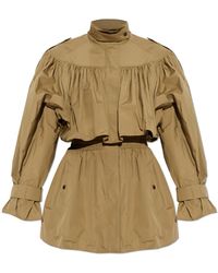 Chloé - Short Trench Coat - Lyst