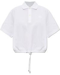 Moncler - Polo With Logo Patch - Lyst