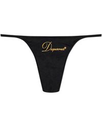 DSquared² - Bralette With Embroidered Logo - Lyst