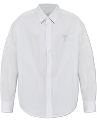 Ami Paris - Shirt With Striped Pattern - Lyst