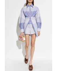Moschino - Dress With A Stripe Pattern - Lyst