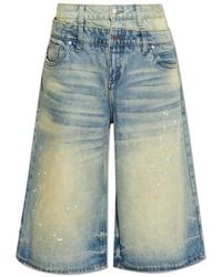 MISBHV - Denim Shorts With 'Vintage' Effect - Lyst