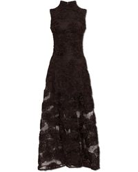 ROTATE BIRGER CHRISTENSEN - Floral Motif Dress - Lyst