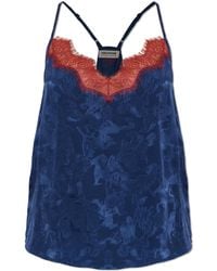 Zadig & Voltaire - Silk Top 'Cespa' - Lyst