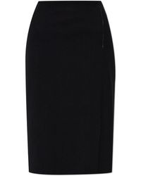 Jil Sander - Skirt With Raw Hem - Lyst