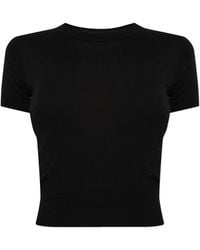 DSquared² - Wool Top With Embroidered Logo - Lyst