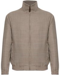 Etro - Quilted Jacket With A Check Pattern - Lyst