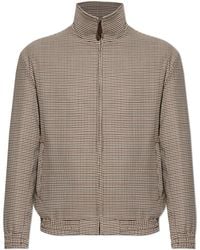 Etro - Quilted Jacket With A Check Pattern - Lyst
