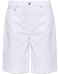 Anine Bing - "Jasper" Denim Shorts - Lyst