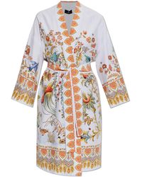Etro - Silk Coat - Lyst