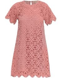 MICHAEL Michael Kors - Dress With A Decorative Knit - Lyst