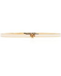 Tory Burch - Brass Bracelet With Logo - Lyst