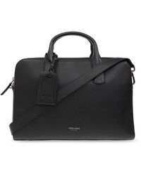 Giorgio Armani - Leather Briefcase - Lyst