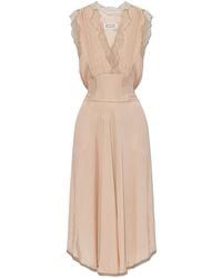 Maison Margiela - Dress With Lace Trim - Lyst