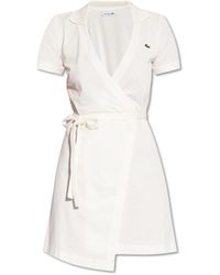 Lacoste - Dress With Logo, - Lyst