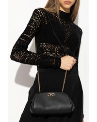Ferragamo - Leather Shoulder Bag - Lyst