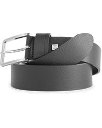 Piquadro Cintura 35 mm in pelle con fibbia ad ardiglione cinture - Nero