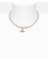 Vivienne Westwood - Lucrece Pearl Necklace Swarovski Pearls - Lyst