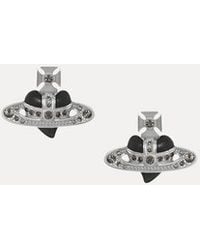 Vivienne Westwood - New Diamante Heart Earrings - Lyst