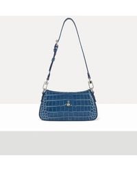 Vivienne Westwood - Tasha Shoulder Phone Bag Emboss Croc Leather - Lyst