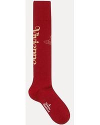 Vivienne Westwood - Half Logo High Sock Half Logo - Lyst