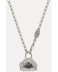 Vivienne Westwood - Yasmine Long Pendant Necklace Brass - Lyst