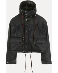 Vivienne Westwood - Short Ski Parka Jacket Recycled Polyamide Black-navy S Unisex - Lyst