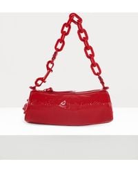 Vivienne Westwood - Cylinder Cindy Bag Patent Croc Red-enamel-orb - Lyst