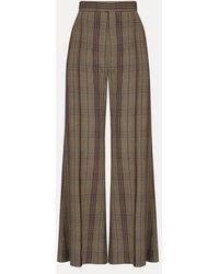 Vivienne Westwood - Wide Leg Trousers Dandy Hunt Check - Lyst