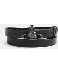 Vivienne Westwood - Small Orb Buckle Belt Toledo Leather - Lyst