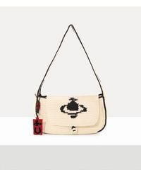 Vivienne Westwood - Lucky Halfmoon Crochet Bag Cotton Yarn - Lyst