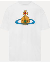 Vivienne Westwood - Oversized Orb Classic T-Shirt Cotton - Lyst