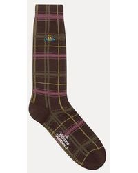 Vivienne Westwood - Multicheck Sock Multicheck - Lyst