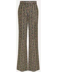 Vivienne Westwood - Ray Trousers Print Linen Tailor Floral Artwork - Lyst